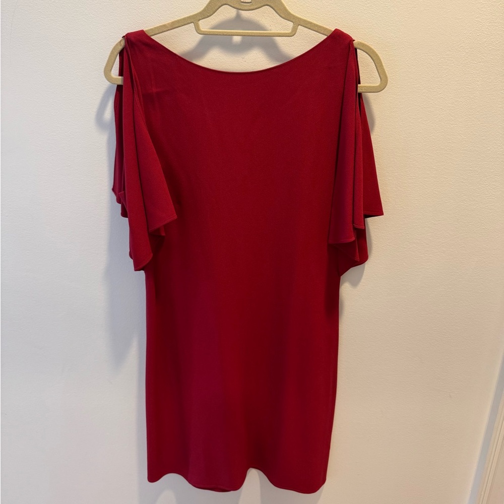 Theory Red Cocktail Dress